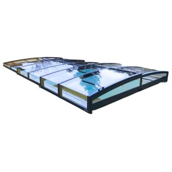 Pooltak Gullberg & Jansson Leia Premium Antracit 3 Sektioner Dörr Vänster