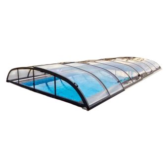Pooltak Nova Comfort Standard Antracit - 4 sektioner
