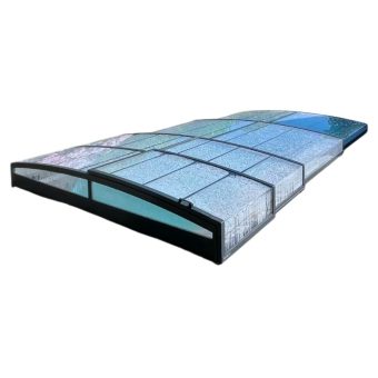 Pooltak Leia Premium 3x6 Antracit Dörr Höger Förmonterat fram