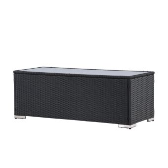 Soffbord Utomhus – Venture Home London 120×50 Svart