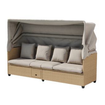 Solsäng med tak - Venture Home Nopy BeigeNatur