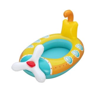 Uppblåsbar Badleksak Bestway Playa Pal Babybåt 108 x 65 cm Gul