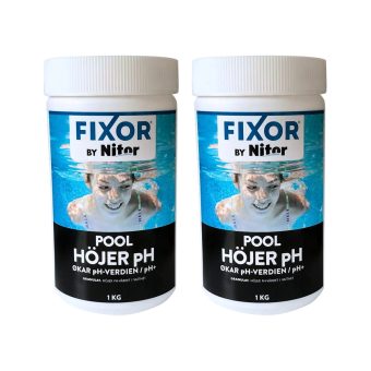 pH-Höjare Pool Fixor by Nitor Granulat 1kg 2-pack