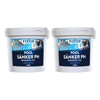 pH-Sänkare Pool Fixor by Nitor Sänker pH 3Kg 2-pack