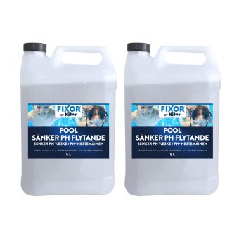 pH-Sänkare Pool Fixor by Nitor Sänker pH 5l flytande 2-pack