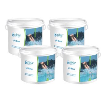 pH-Sänkare Saniklar pH Minus Granulat 7,5kg 4-pack Framifrån