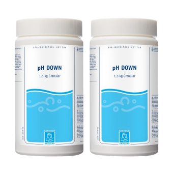 pH-Sänkare SpaCare pH Down Granular 1,5kg 2-pack