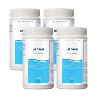 pH-Sänkare SpaCare pH Down Granular 1,5kg 4-pack